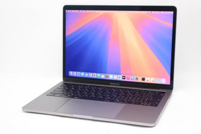 充放電回数41回  中古美品 2K対応 13.3型 Apple MacBook Pro A1989 Mid-2018(Touch Bar) macOS 15 Sequoia(正規Win11追加可) 八世代 i5-8259U 16GB NVMe 2TB-SSD カメラ 無線 中古パソコン 管:1617