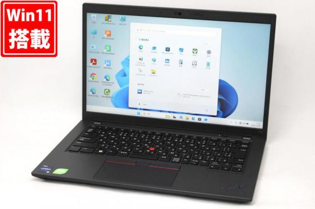 中古美品 フルHD 14型 Lenovo ThinkPad L14 Gen 4 顔認証対応 Windows11 10コア 第13世代 i7-1365U 32GB NVMe 1TB-SSD カメラ LTE 無線Wi-Fi6 Office付き 中古パソコン 管:1144h