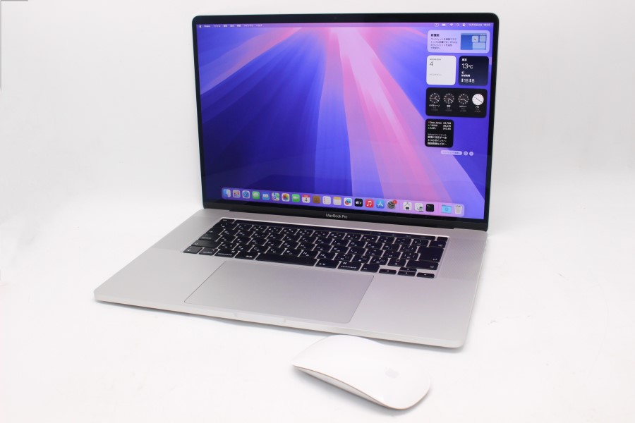 ゲーミングPC  中古 2K対応 16型 Apple MacBook Pro A2141 macOS 15 Sequoia(正規Win11追加可) 8コア 九世代 i9-9980HK 32GB NVMe 1TB-SSD Radeon Pro 5500M カメラ 無線 中古パソコン 管:1844m