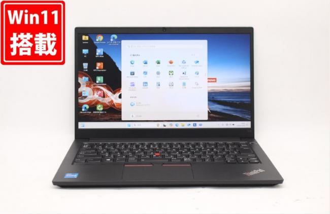 良品 フルHD 14型 Lenovo ThinkPad E14 Gen 2 Windows11 第11世代 i5-1135G7 8GB NVMe 256GB-SSD カメラ 無線Wi-Fi6 Office付 中古パソコン 管:1804j