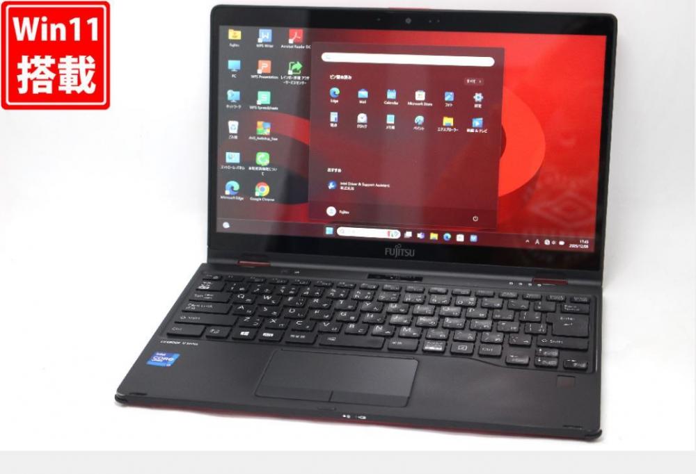NVMe 新品256GB-SSD 中古 フルHD タッチ 13.3型 Fujitsu LIFEBOOK U9311FX Windows11 第11世代 i7-1185G7 16GB カメラ LTE 無線Wi-Fi6 Office付き 中古パソコン 管:1751v