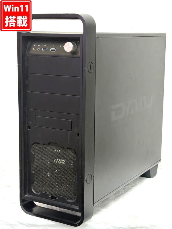 ゲーミングPC  中古 マウスコンピューター DAIV-DGZ520H1-SH2 Windows11 第8世代 i7-8700 16GB 250GB-SSD + 1TB-HDD NVIDIA GTX 1070 Office付き 中古パソコン 管:1754h