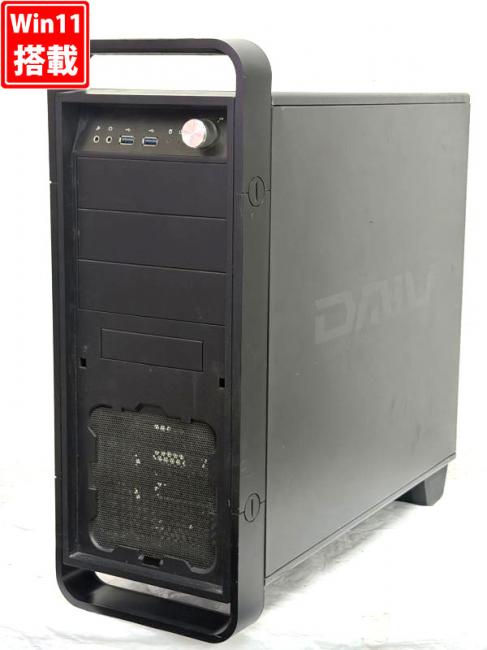 ゲーミングPC  中古 マウスコンピューター DAIV-DGZ520H1-SH2 Windows11 第8世代 i7-8700 16GB 250GB-SSD + 1TB-HDD NVIDIA GTX 1070 Office付き 中古パソコン 管:1754h