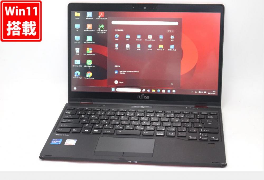 NVMe 新品256GB-SSD 中古 フルHD タッチ 13.3型 Fujitsu LIFEBOOK U9311FX Windows11 第11世代 i7-1185G7 16GB カメラ LTE 無線Wi-Fi6 Office付き 中古パソコン 管:0926v