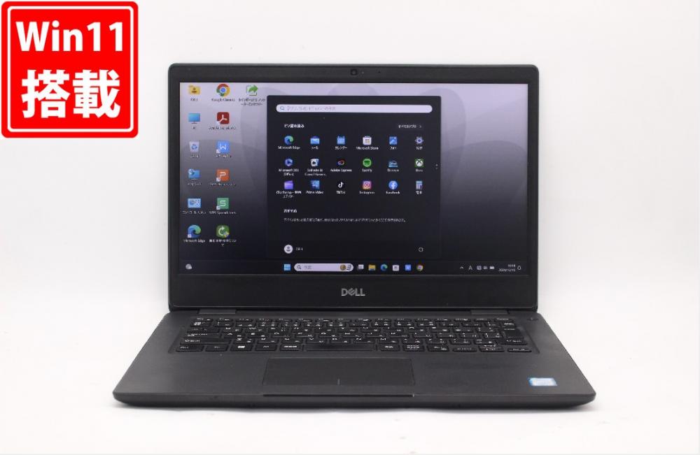 良品 フルHD 14型 DELL Latitude 3400 Windows11 八世代 i5-8265U 16GB NVMe 1TB-SSD カメラ 無線 Office付 中古パソコン 税無 管:1022j