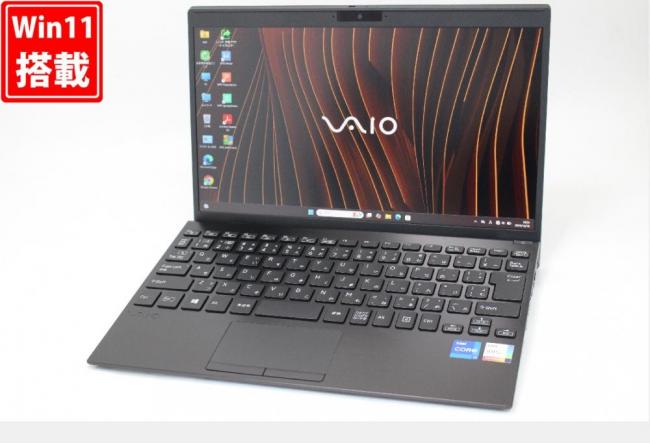 中古良品 フルHD 12.5型 VAIO ProPJ VJP211EAE3B Windows11 第11世代 i7-1165G7 16GB NVMe 512GB-SSD カメラ LTE 無線Wi-Fi6 Office付き 中古パソコン 管:1139w