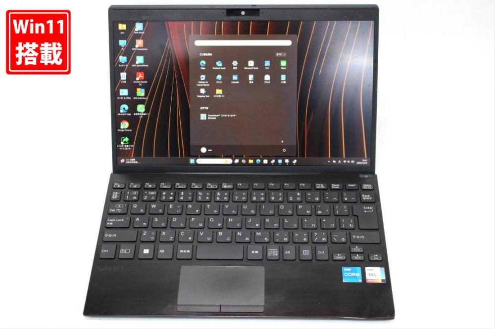 中古 フルHD 12.5型 SONY VAIO VJPJ218 Windows11 第11世代 i5-1135G7 16GB NVMe 256GB-SSD カメラ LTE 無線Wi-Fi6 Office付き 中古パソコン 管:1511s