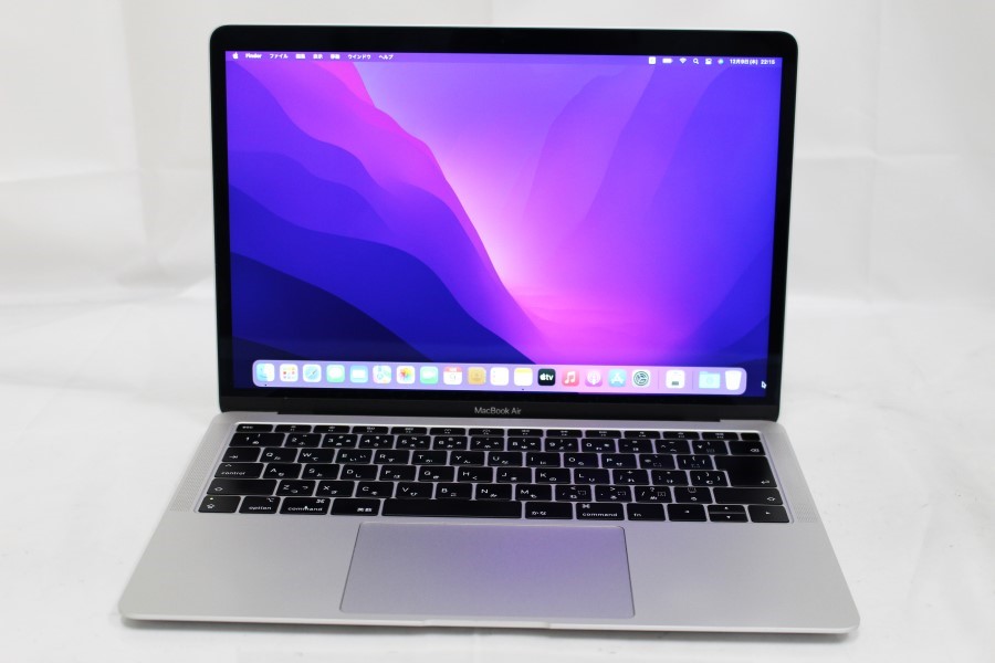 即日発送可 充放電回数97回 良品 高性能 2K対応 13.3インチ APPLE MacBook Air A1932 2018 macOS 12 Monterey 八世代i5 8G 超高速SSD128G カメラ 無線 中古 パソコン