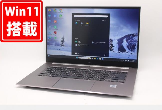 ゲーミングPC  充放電回数38回  中古美品 フルHD 15.6型 HP ZBook Studio G7 Mobile Workstation Windows11 第10世代 i7-10850H 32GB NVMe 1TB-SSD NVIDIA Quadro T2000 with Max-Q De