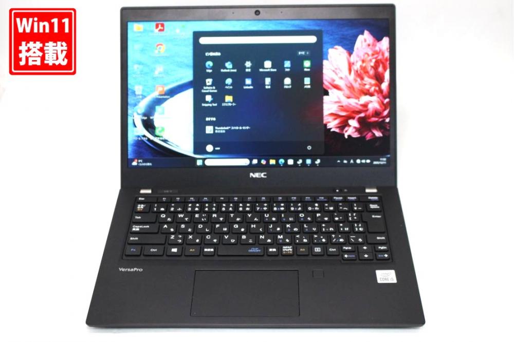 良品 フルHD 14型 NEC VersaPro VKT16B-7 Windows11 第10世代 i5-10210u 8GB NVMe 512GB-SSD カメラ 無線Wi-Fi6 Office付き 中古パソコン 管:1128s