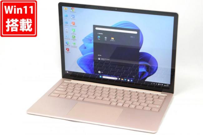 中古 2K対応 タッチ 13.5型 Microsoft Surface Laptop3 Model.1868 サンドストーン Windows11 第10世代 i5-1035G7 8GB NVMe 256GB-SSD カメラ 無線Wi-Fi6 Office付き 中古パソコン 管:1746h