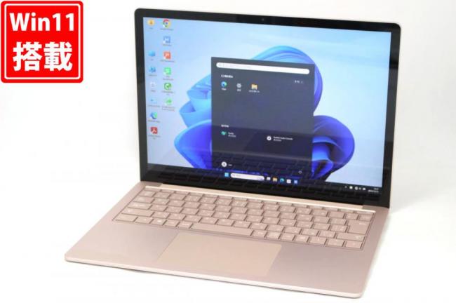 中古良品 2K対応 タッチ 13.5型 Microsoft Surface Laptop3 Model.1868 サンドストーン Windows11 第10世代 i5-1035G7 8GB NVMe 256GB-SSD カメラ 無線Wi-Fi6 Office付き 中古パソコン 管:1040h