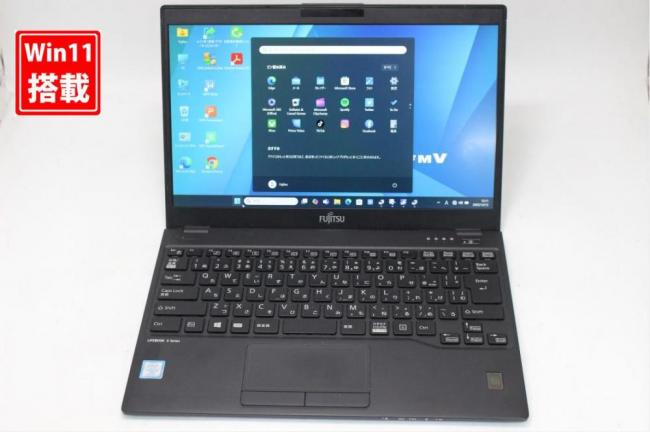 新品256GB-SSD 中古 フルHD 13.3型 Fujitsu LIFEBOOK U939A Windows11 第8世代 i5-8365u 8GB LTE 無線 Office付き 中古パソコン 管:1121s