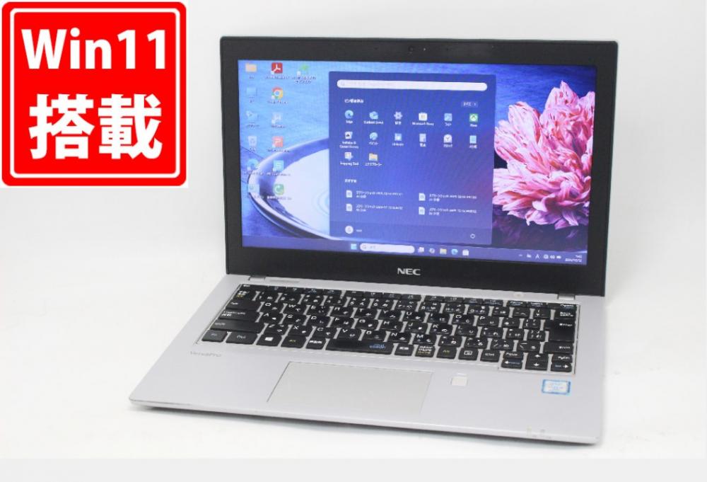 中古 12.5型 NEC VersaPro PC-VKM17B-4 Windows11 第8世代 i5-8350U 8GB NVMe 256GB-SSD カメラ 無線 Office付き 中古パソコン 管:1429m