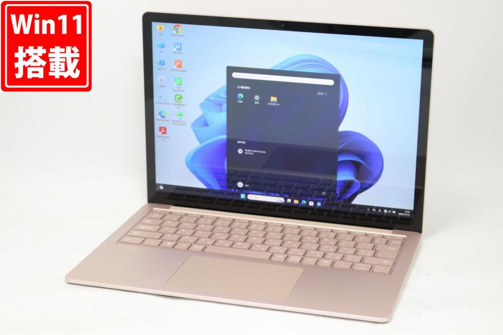 中古 2K対応 タッチ 13.5型 Microsoft Surface Laptop3 Model.1868 サンドストーン Windows11 第10世代 i5-1035G7 8GB NVMe 256GB-SSD カメラ 無線Wi-Fi6 Office付き 中古パソコン 管:1404h