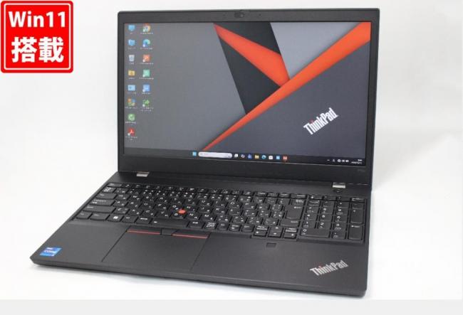 中古良品 フルHD 15.6型 Lenovo ThinkPad P15v Gen2 Windows11 8コア 第11世代 i7-11800H 16GB NVMe 512GB-SSD NVIDIA T1200 Laptop カメラ 無線Wi-Fi6 Office付き 中古パソコン 管:1814w