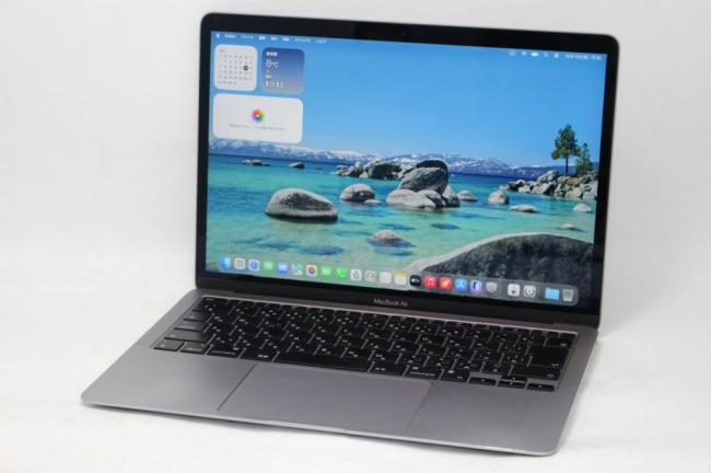 中古 2K対応 13.3型 Apple MacBook Air A2337 (2020年式) グレー macOS 26 Tahoe　 8コア 卓越性能Apple-M1 16GB NVMe 512GB-SSD カメラ 無線Wi-Fi6 中古パソコン 管:1558h