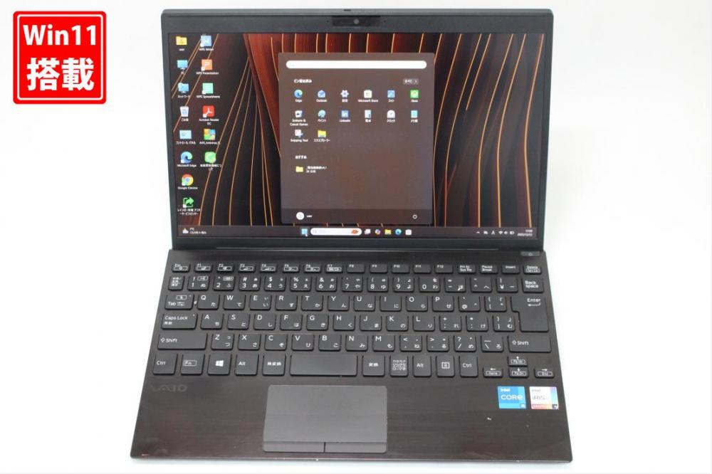 中古 フルHD 12.5型 SONY VAIO VJPJ211 Windows11 第11世代 i5-1135G7 16GB NVMe 256GB-SSD カメラ LTE 無線Wi-Fi6 Office付き 中古パソコン 管:1620s