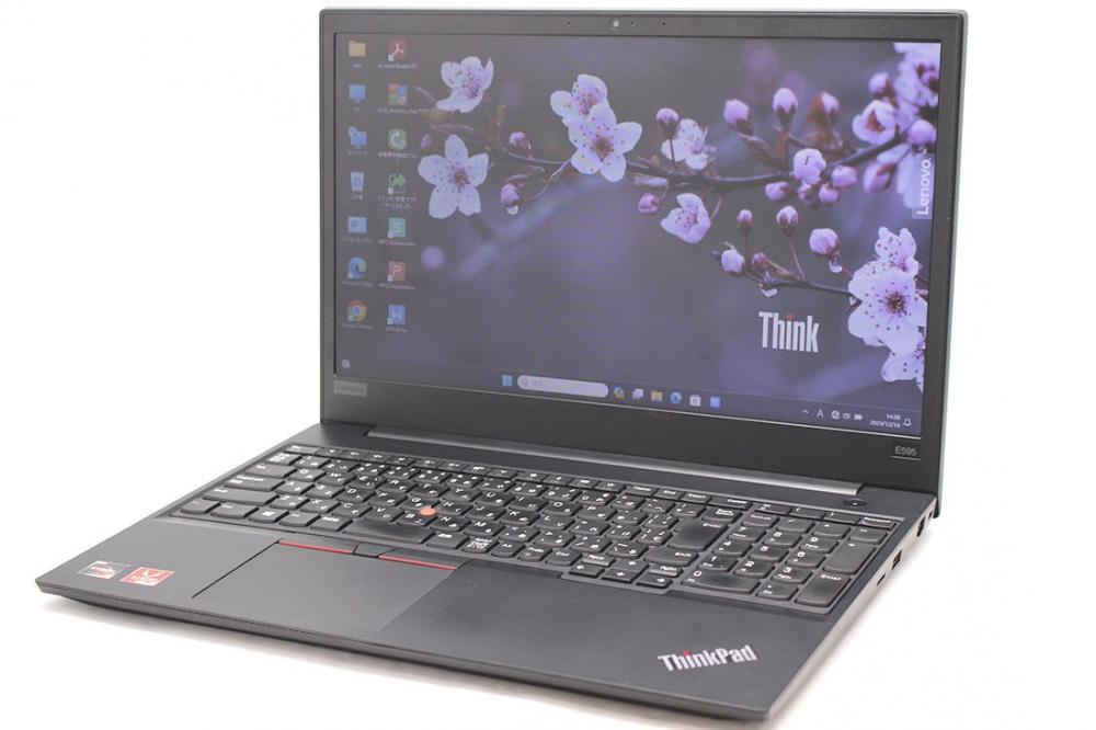 レインボー家電 / ゲーミングPC 新品256GB-SSD 中古美品 15.6型 Lenovo ThinkPad E595 Type-20NF  Windows11 AMD Ryzen5-3500u 8GB Radeon Vega8 Graphics カメラ 無線 Office付 中古パソコン