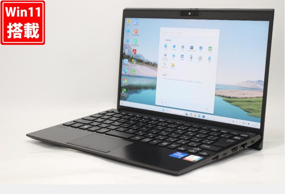 美品 フルHD 12.5型 SONY VAIO ProPJ VJPJ21 Windows11 第11世代 i5-1135G7 16GB NVMe 256GB-SSD カメラ LTE 無線Wi-Fi6 Office付き 中古パソコン 管:0913r
