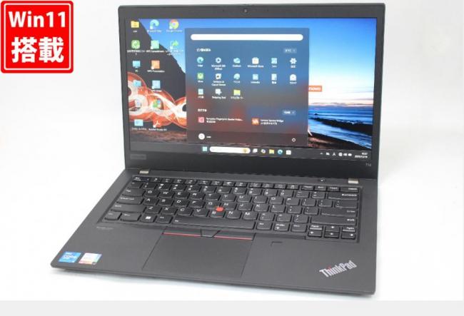 中古良品 フルHD 14型 Lenovo ThinkPad T14 Gen1 Windows11 第11世代 i5-1145G7 16GB NVMe 256GB-SSD カメラ 無線Wi-Fi6 Office付き 中古パソコン 管:1127w