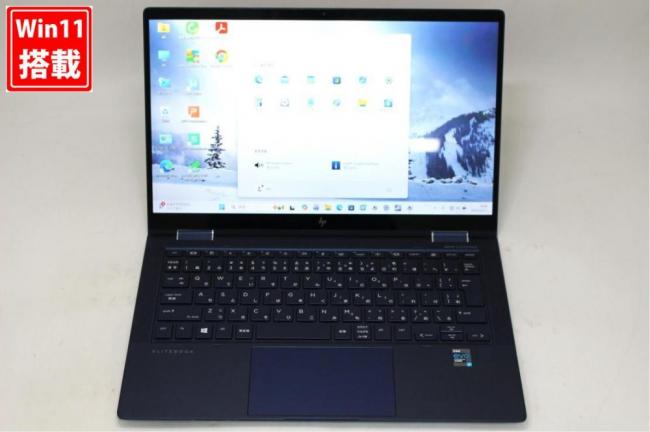 良品 フルHD タッチ 13.3型 HP EliteBook Dragonfly G2 2-in-1 Windows11 第11世代 i7-1165G7 16GB NVMe 512GB-SSD カメラ 無線Wi-Fi6 Office付き 中古パソコン 管:1811s