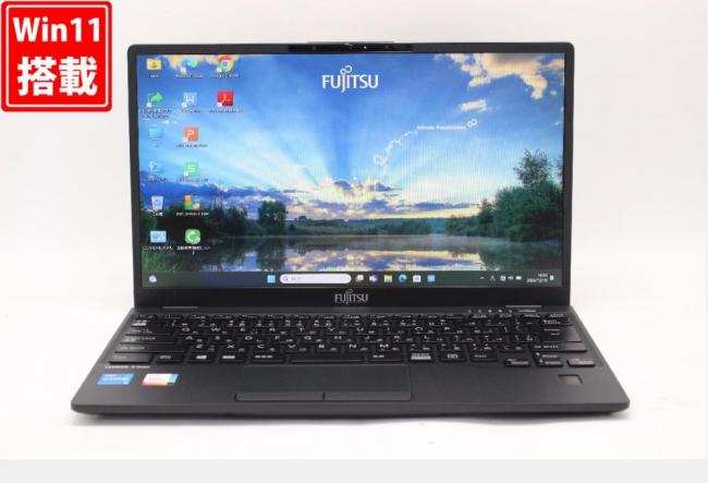 中古良品 フルHD 13.3型 Fujitsu LIFEBOOK U9311F Windows11 第11世代 i5-1145G7 8GB NVMe 256GB-SSD カメラ 無線Wi-Fi6 Office付 中古パソコン 管:1826w