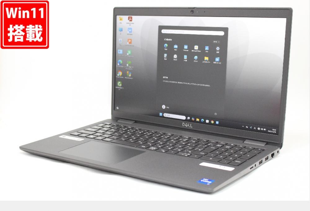 美品 フルHD 15.6型 DELL Latitude 3520 Windows11 第11世代 i7-1165G7 8GB NVMe 512GB-SSD カメラ 無線Wi-Fi6 Office付き 中古パソコン 管:1744r