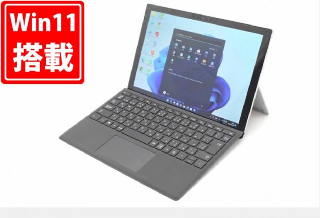 良品 2K対応 タッチ 12.3型 Microsoft Surface Pro 7+ Model.1961 Windows11 第11世代 i5-1135G7 8GB NVMe 256GB-SSD カメラ LTE 無線Wi-Fi6 Office付き 中古パソコン 管:1707m