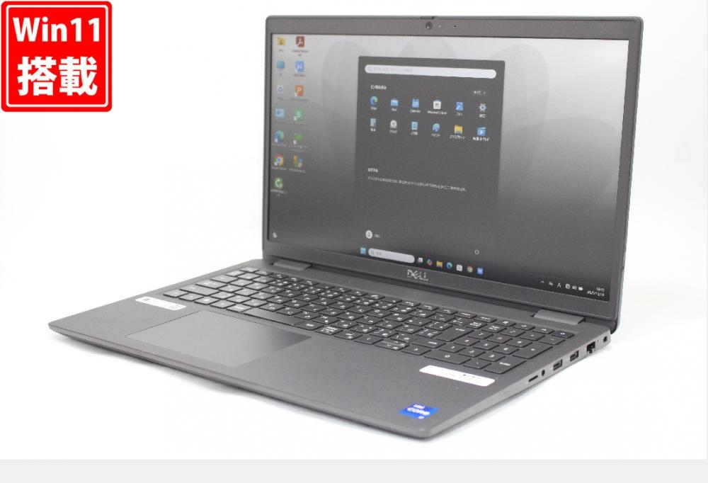 良品 フルHD 15.6型 DELL Latitude 3520 Windows11 第11世代 i7-1165G7 8GB NVMe 512GB-SSD カメラ 無線Wi-Fi6 Office付き 中古パソコン 管:1846r