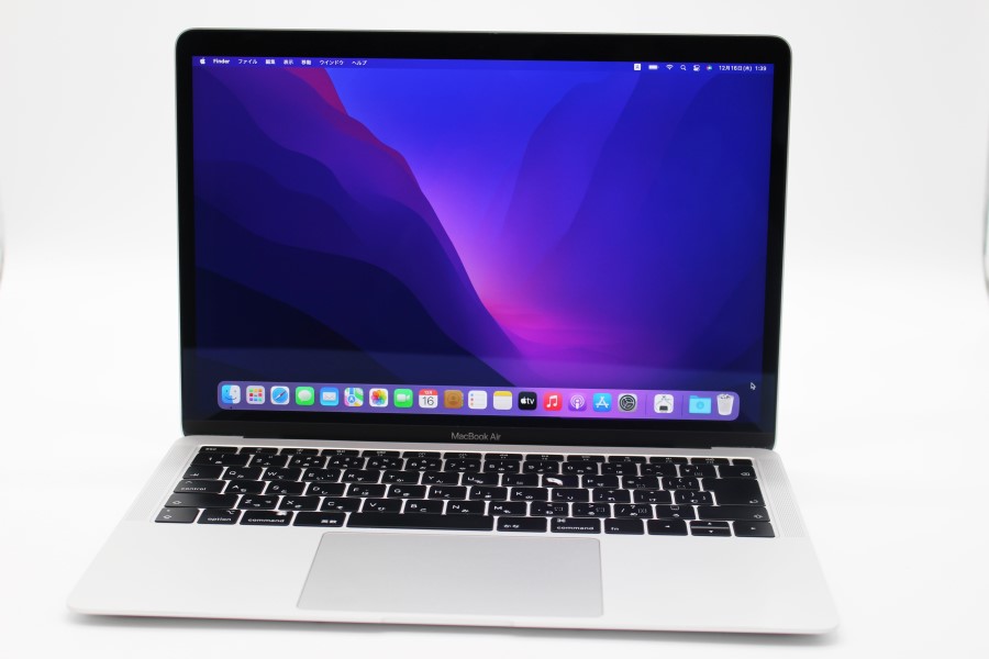 即日発送可 高性能 2K対応 13.3インチ APPLE MacBook Air A1932 2018 macOS 12 Monterey 八世代i5 8G 超高速SSD128G カメラ 無線 中古 パソコン