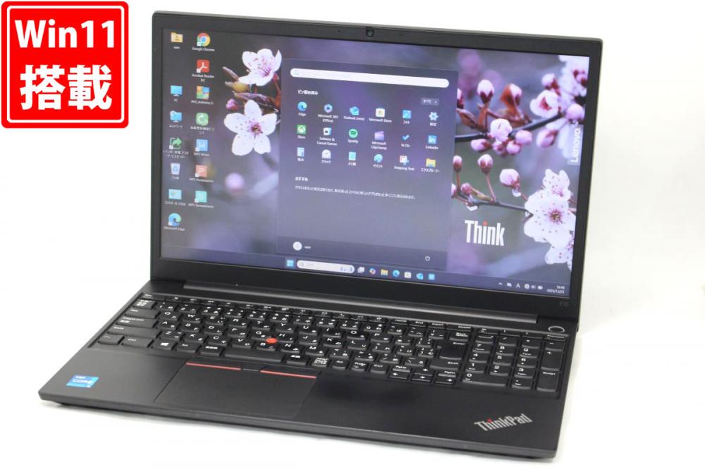 中古 フルHD 15.6型 Lenovo ThinkPad E15 Gen2 Type-20TE Windows11 第11世代 i5-1135G7 8GB NVMe 256GB-SSD カメラ 無線Wi-Fi6 Office付き 中古パソコン 管:1700h