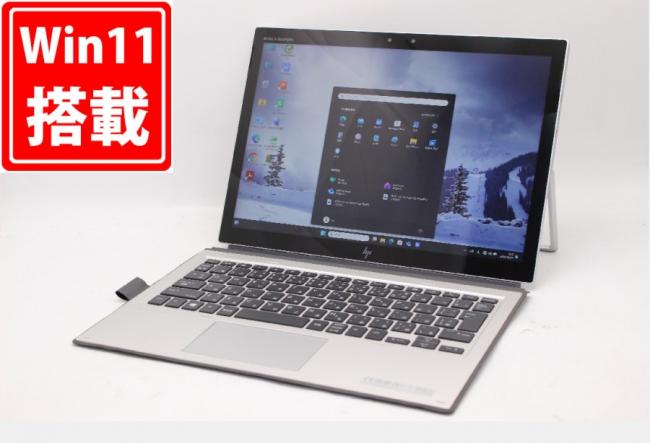 充放電回数66回  830時間 良品 3K対応 タッチ 13.3型 HP Elite x2 1013 G3 Windows11 八世代 i5-8250u 8GB NVMe 256GB-SSD カメラ LTE 無線 Office付 中古パソコン 管:1828m