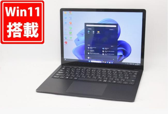 中古 2K対応 タッチ 13.5型 Microsoft Surface Laptop3 Windows11 第10世代 i5-1035G7 8GB NVMe 256GB-SSD カメラ 無線 Office付 中古パソコン 管:1004m