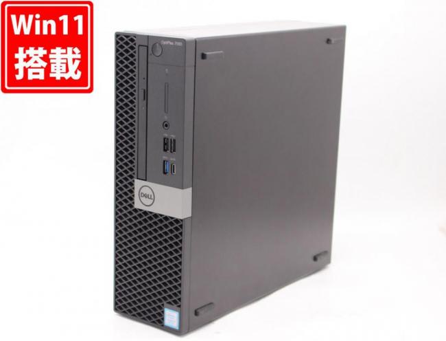 ゲーミングPC  中古美品 DELL OptiPlex 7060 SFF Windows11 八世代 i7-8700 16GB 256GB-SSD + 500GB-HDD Radeon RX 550 Office付 中古パソコン 管:1102h