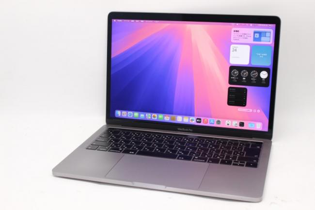 中古良品 2K対応 13.3型 Apple MacBook Pro A2159 (Touch Bar) macOS 15 Sequoia(正規Win11追加可) 八世代 i5-8257U 8GB NVMe 256GB-SSD カメラ 無線 中古パソコン 管:1839m