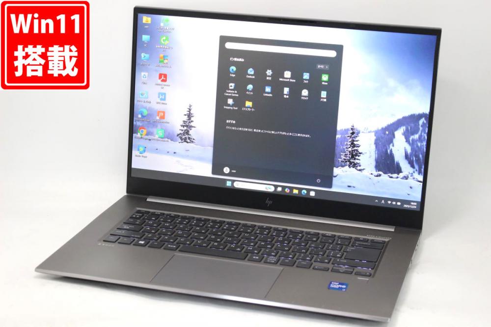 ゲーミングPC 中古 フルHD 15.6型 HP ZBook Studio 15.6inch G8 Windows11 8コア 第11世代 i5-11850H 32GB NVMe 1TB-SSD NVIDIA RTX A3000 Laptop カメラ 無線Wi-Fi6 Office付 管:1804h