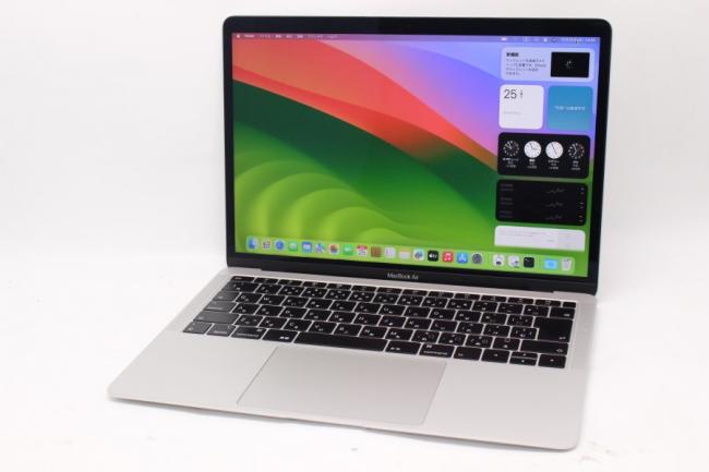 中古 2K対応 13.3型 Apple MacBook Air A1932 macOS 14 sonoma(正規Win11追加可) 八世代 i5-8210Y 16GB NVMe 256GB-SSD カメラ 無線 中古パソコン 管:1456m