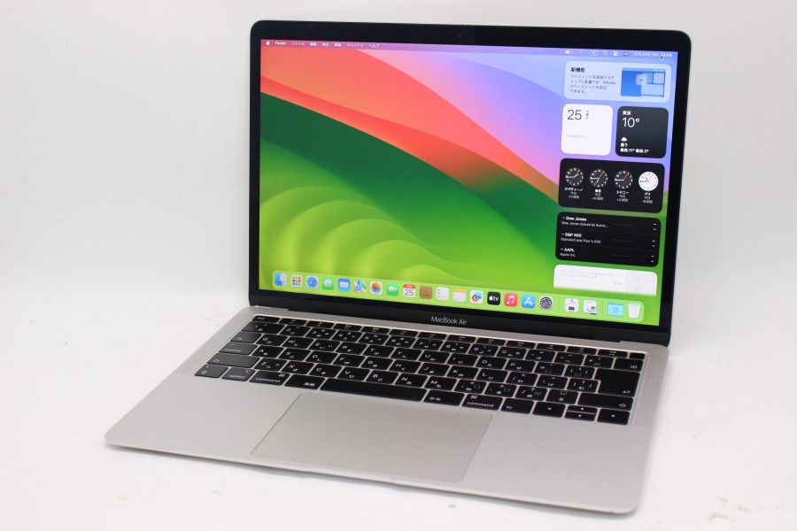 中古良品 2K対応 13.3型 Apple MacBook Air A1932 macOS 14 sonoma(正規Win11追加可) 八世代 i5-8210Y 16GB NVMe 256GB-SSD カメラ 無線 中古パソコン 管:1854m