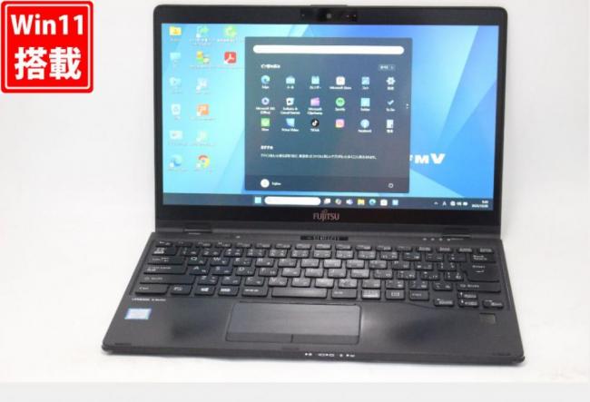 中古 フルHD タッチ 13.3型 Fujitsu LIFEBOOK U939XC Windows11 第8世代 i5-8365U 8GB 128GB-SSD カメラ 無線 Office付き 中古パソコン 管:0924v