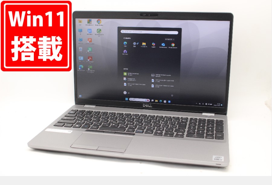 中古 フルHD 15.6型 DELL Latitude 5511 Windows11 第10世代 i7-10850H 16GB NVMe 512GB-SSD NVIDIA GeForce MX250 カメラ LTE 無線Wi-Fi6 Office付 中古パソコン 管:1331m