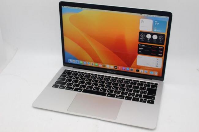 中古 2K対応 13.3型 Apple MacBook Air A1932 (Late-2019) macOS Ventura 13.0(正規Win11追加可) 八世代 i5-8210Y 16GB 256GB-SSD カメラ 無線 中古パソコン
